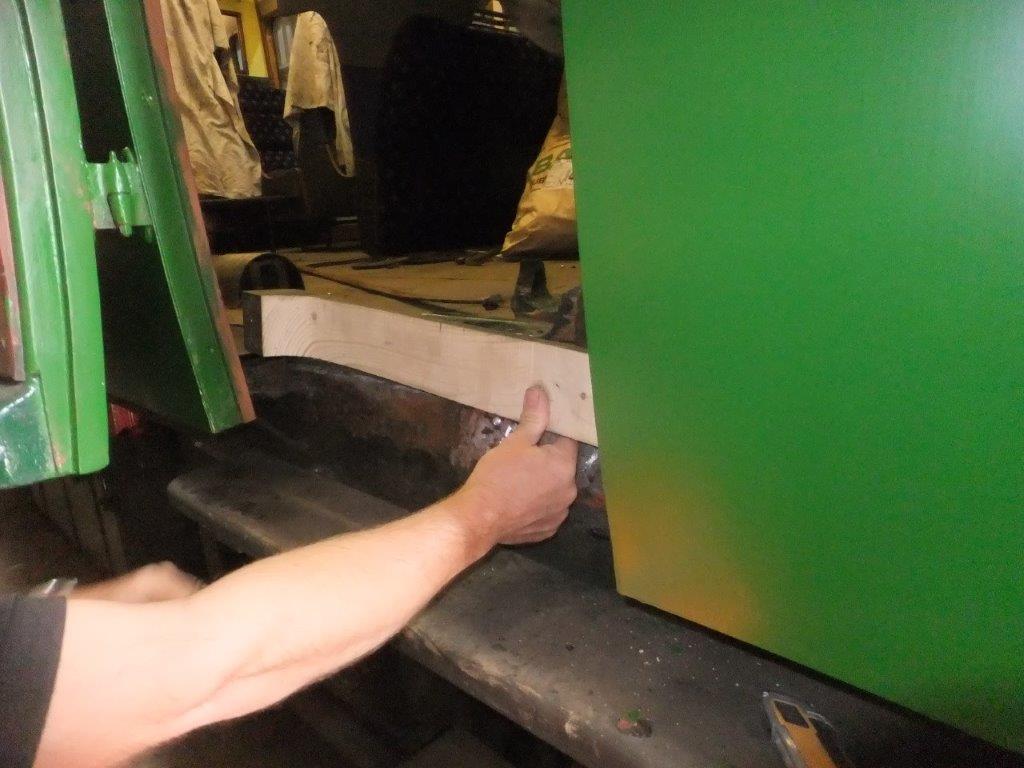 Class 127 timber for door recess